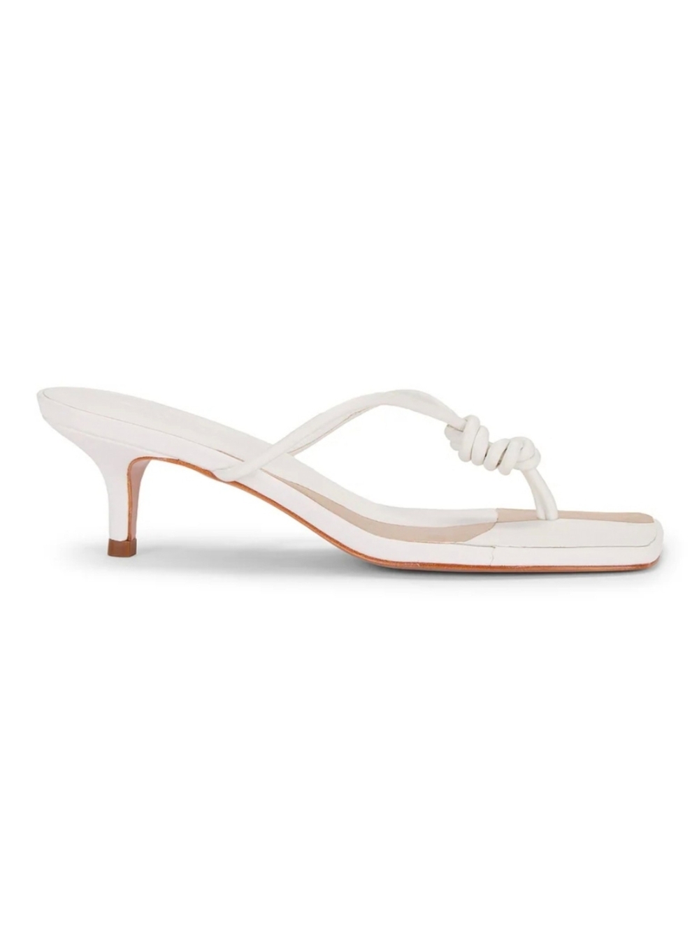 Schutz Poppy White Sandal In White